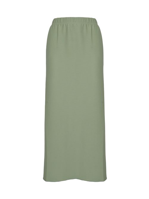 Gonna longuette MMLDRITTO in tessuto stretch a costine MM Max Mara | 2616771038600002